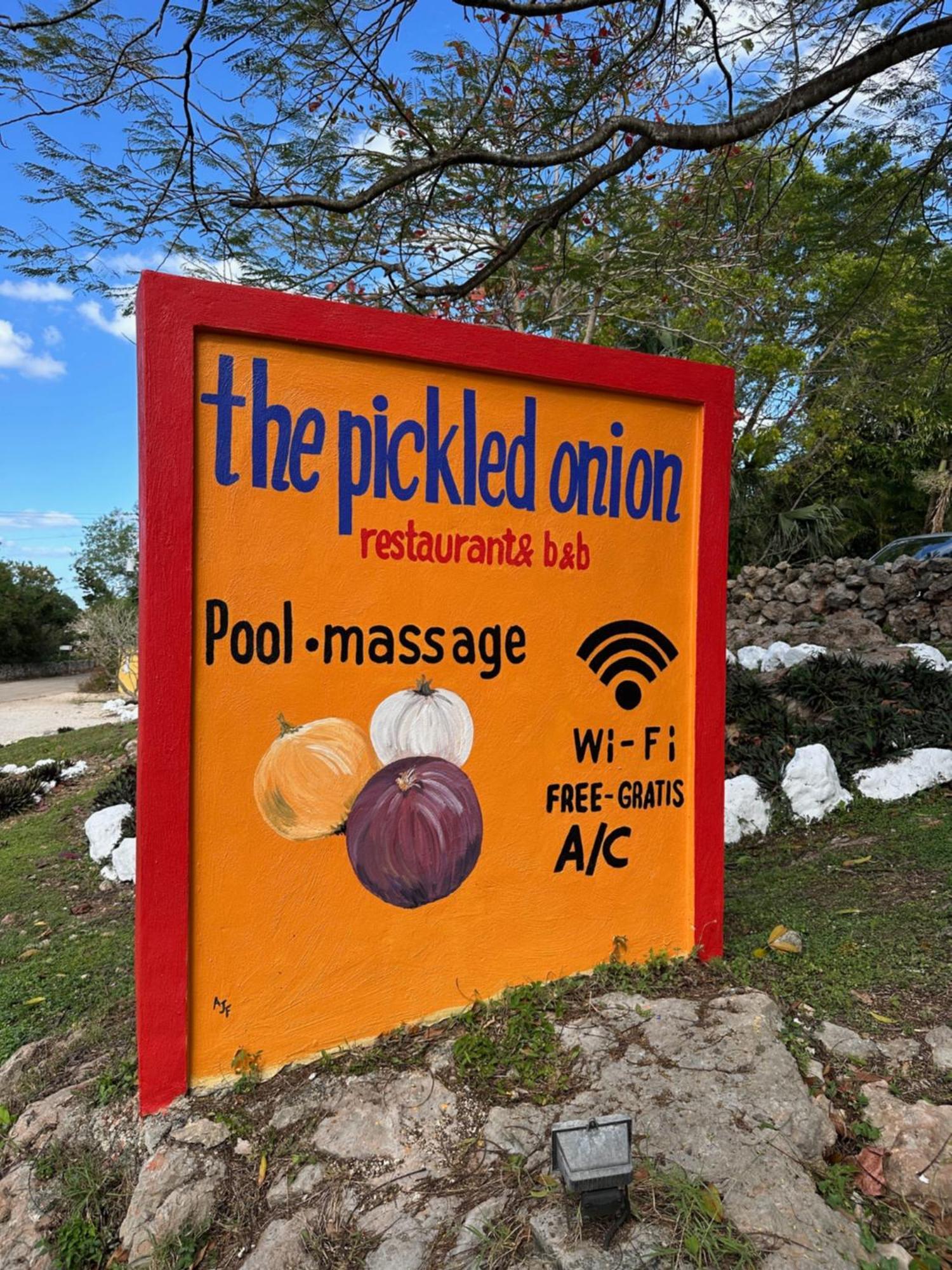 Santa Elena The Pickled Onion B&B And Restaurant Uxmal מראה חיצוני תמונה